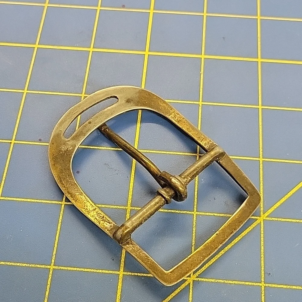 Metal Dark Silver Tone Belt Buckle